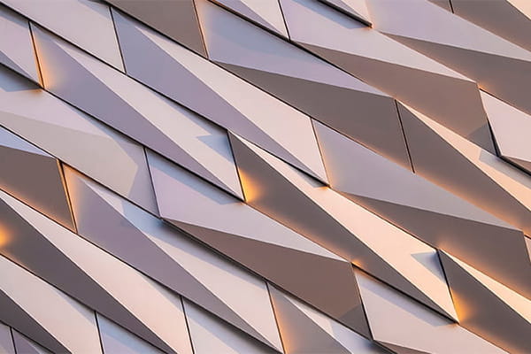 Golden tile abstract layout