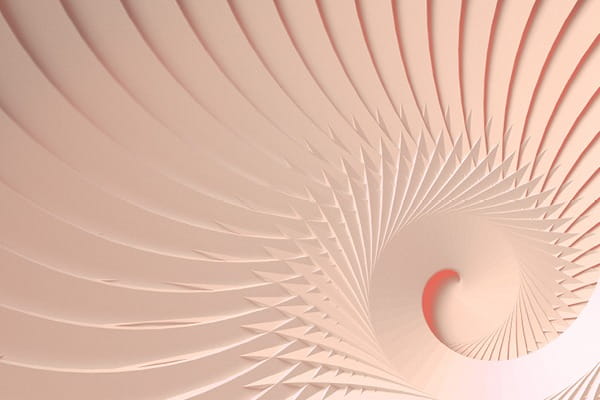 Spiral cream background used in Ashurst's Australian Merger Reforms.