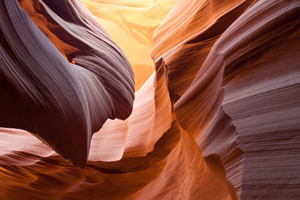 Abstract mountain range